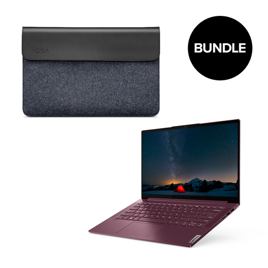 Lenovo - Yoga Slim7 14ARE05 Ryzen 5 14" FHD 8GB 256GB + Lenovo - Yoga 14" Sleeve - Bundle