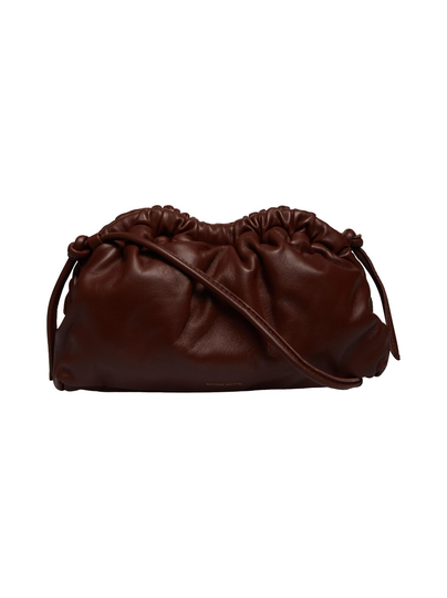 Mini cloud clutch -nahkalaukku