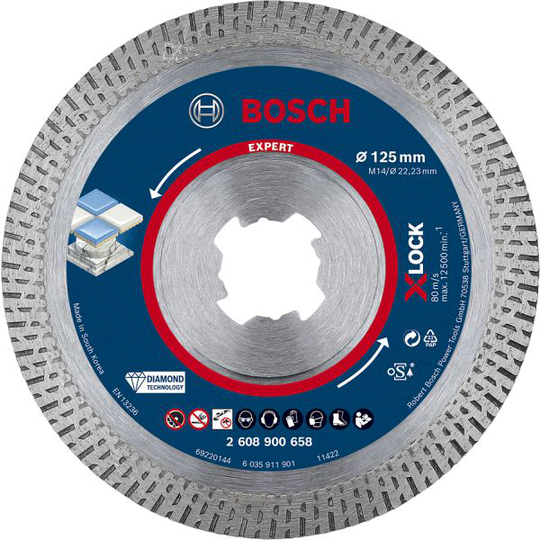 Bosch Expert Hardceramic Timanttikatkaisulaikka X-LOCK, Ø 125 mm