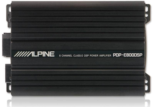 Alpine PDP-E800DSP 8-kanavainen vahvistin DSP:llä