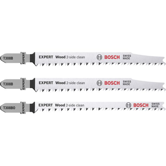 Bosch Expert T308 Pistosahanteräsarja 3 osaa