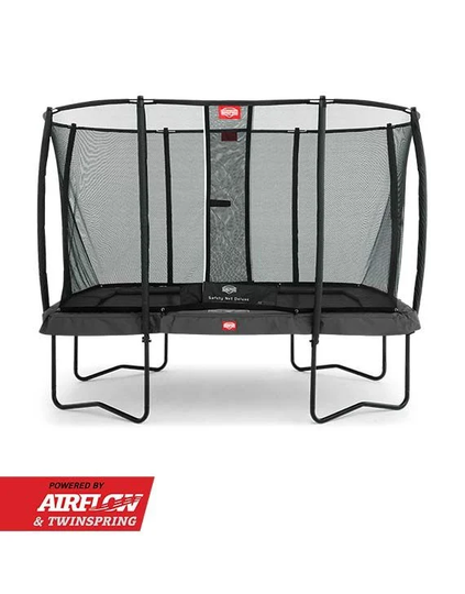 BERG - Ultim Champion 330 x 220 cm Trampoline + Deluxe Safety Net - Grey (32.35.73.31)