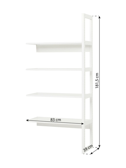 Hoppekids storey -kirjahyllyyn: laajennusosa 80cm