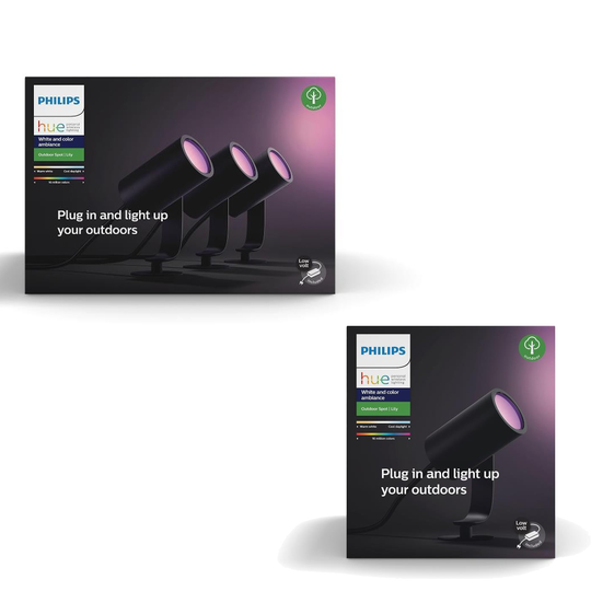 Philips Hue - Lily Spot Light Basekit&Lily Extension - Bundle
