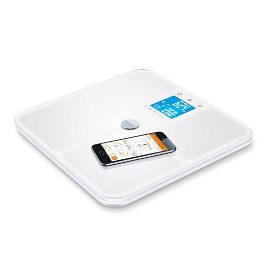 Beurer - BF950H White Body Analysis Weight - Bluetooth - 5 Years Warranty