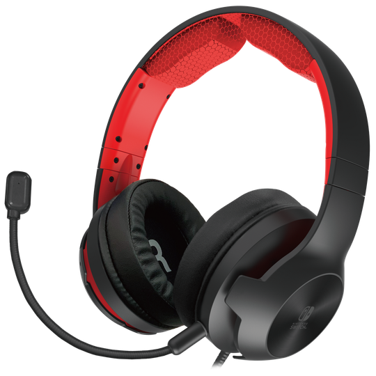 Hori Gaming Headset Black Red Switch OLED
