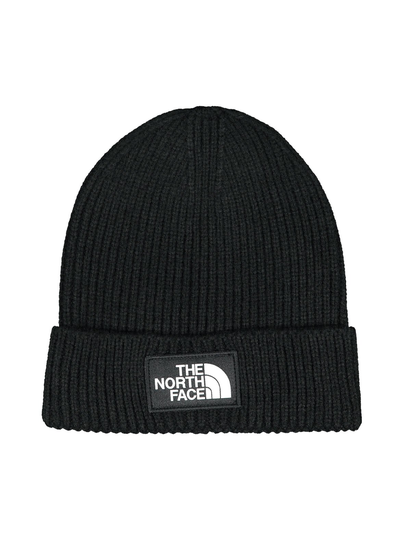 Tnf logo box cuffed beanie -pipo