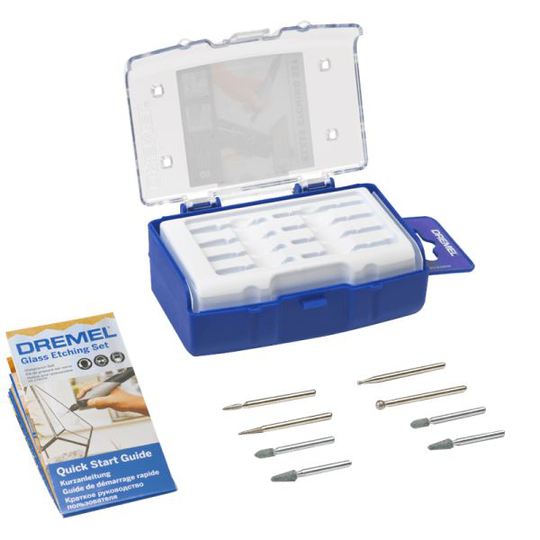 Dremel 682 Tarvikesarja 8 osaa, lasin etsaukseen