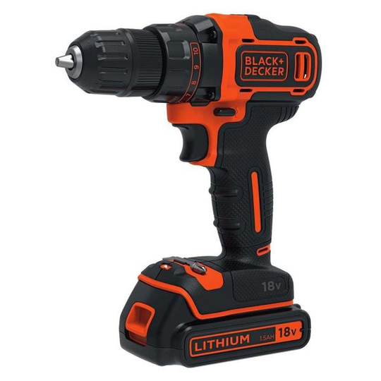 Black & Decker BDCDD186-QW Porakone-ruuvinväännin sis. akun ja laturin