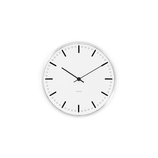 Arne Jacobsen - City Hall Wall Clock 21 cm - White (43631)