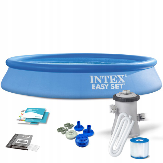 INTEX - Easy Set Pool Set (W/12V Filter Pump) 3.077 L (28118)