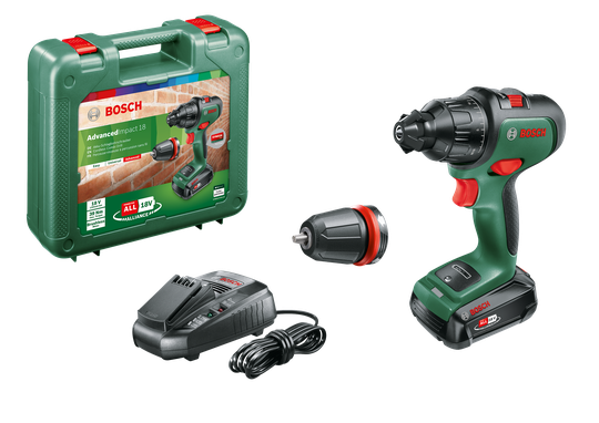 Bosch - Akku Impact Drill Advanced 18 W ( Battery And Charger Included )