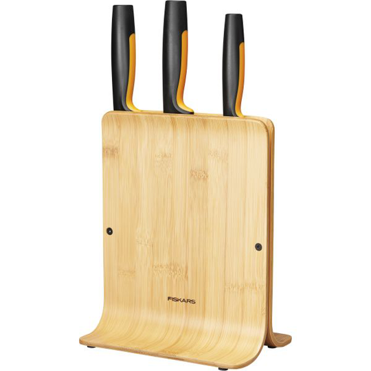 Fiskars Functional Form Veitsiteline bambua 3 veitsellä