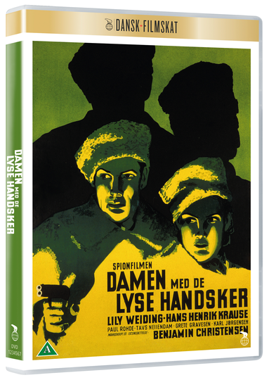 Damen Med De Lyse Handsker
