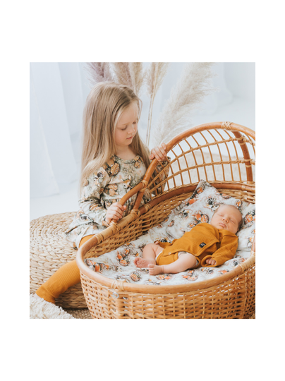 Mekko bambit lehtisateessa kaneli 74/80-134/140