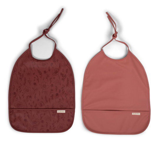 Filibabba - Bib 2 pc - Fall Flowers (FI-02282)