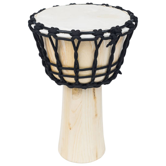 vidaXL Djembe-rumpu kiristysköydellä 25 cm vuohennahka