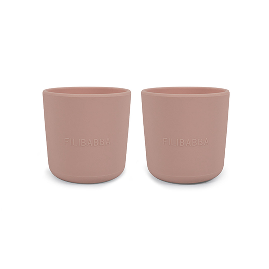 Filibabba - Silicone Cup 2-Pack - Rose (FI-02268)