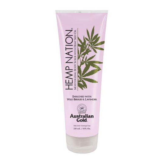 Australian Gold - Hemp Nation Wild Berries&Lavender Body Scrub 235 ml