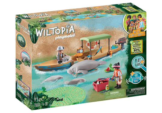 Playmobil - Wiltopia - Boat Trip to the Manatees (71010)