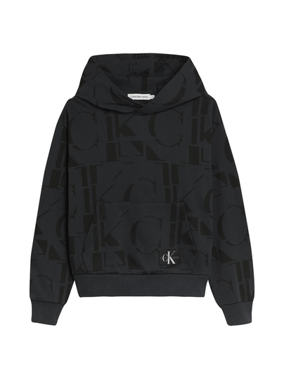Block monogram logo -huppari