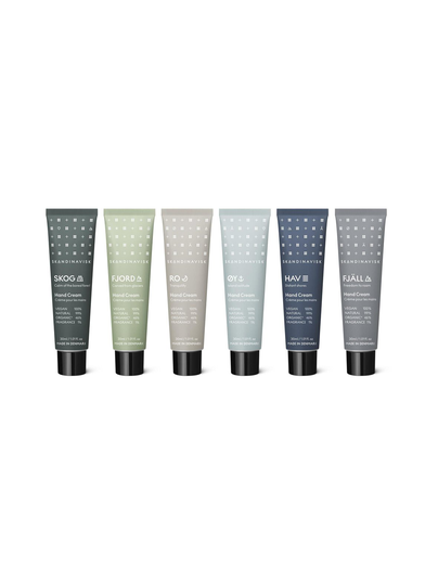 Over land & sea mini hand cream -lahjapakkaus 6 x 30 ml