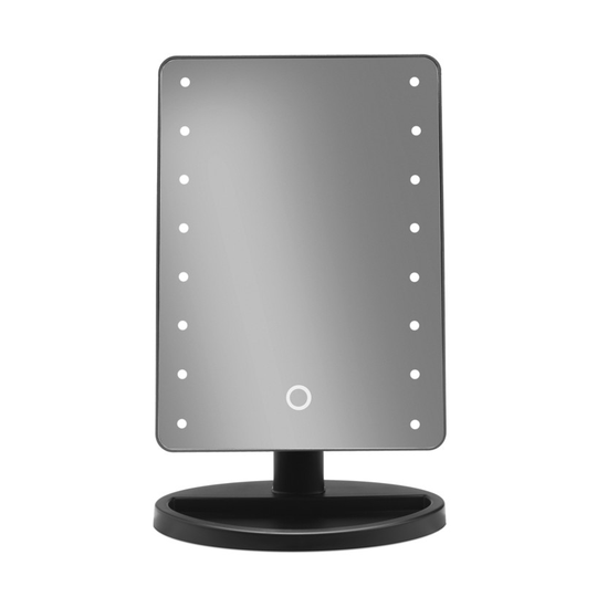 Gillian Jones - Hollywood Makeup Mirror w. Dimmable LED Light&Touch Function - Black
