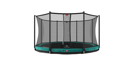 BERG - InGround Champion 380 Trampoline + Comfort Safety Net - Green (35.42.06.02)