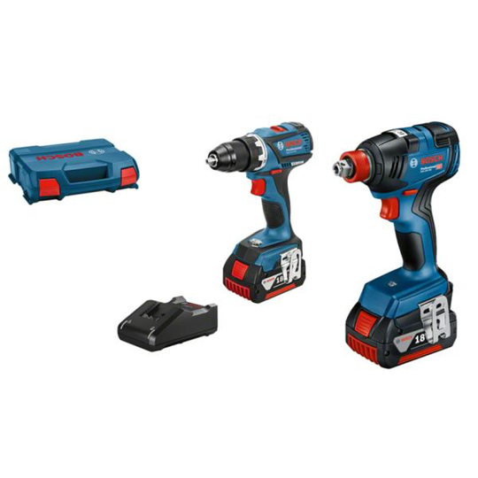 Bosch 18V GDX/GSR Työkalupaketti sisältää akun ja laturin