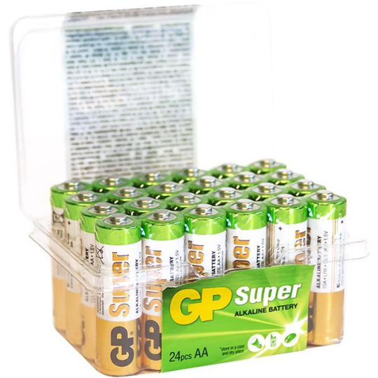 GP Batteries Super Alkaline 15A/LR06 Alkaliparisto AA, 24 kpl