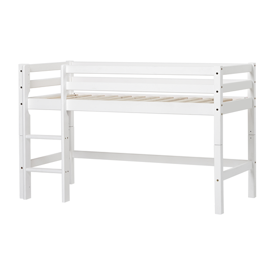 Hoppekids - ECO Dream Semi-high Bed 70x160cm, White