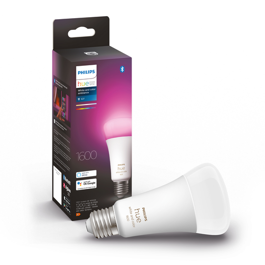 Philips Hue - E27 100W Lightbulb - White&Color Ambiance