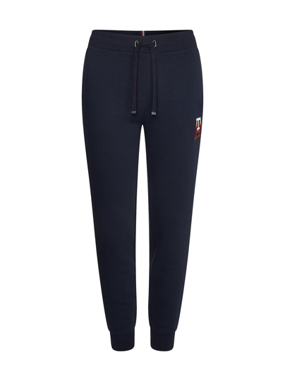 Monogram tapered -collegehousut
