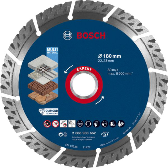 Bosch Expert Multimaterial Timanttikatkaisulaikka Ø 180 mm