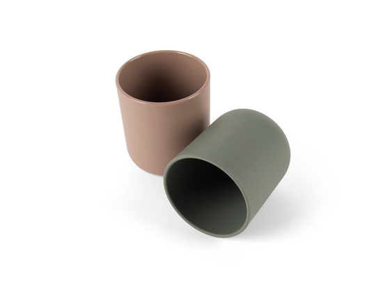 Dantoy - Tiny Biobased Cups Set - Mocca&Dark (6231)
