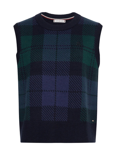 Tartan-villasekoiteliivi