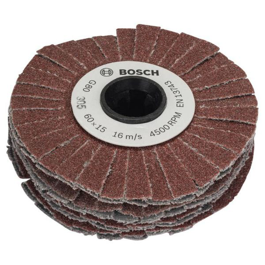 Bosch DIY 1600A00154 Hiomarulla joustava, 15 mm K80