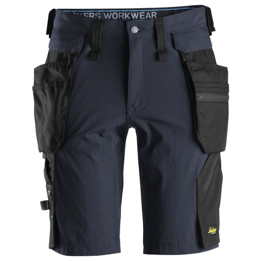 Snickers 6108 LiteWork Shortsit laivastonsininen/musta C44