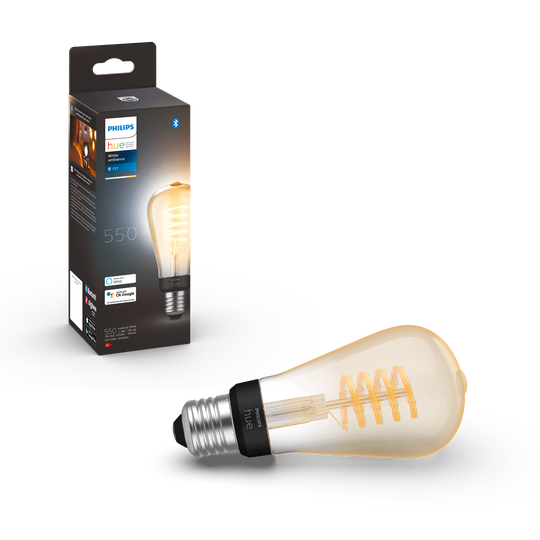 Philips Hue - E27 Filament ST64 - White Ambiance