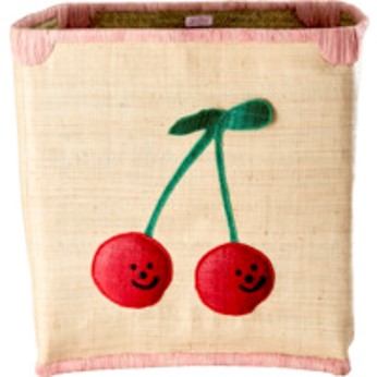 Rice - Raffia Baskets - Cherries Large