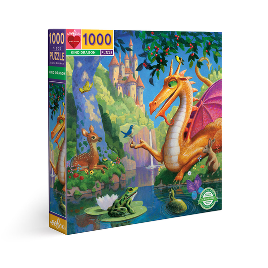 eeBoo - Puzzle 1000 pcs - Kind Dragon (EPZTKND)