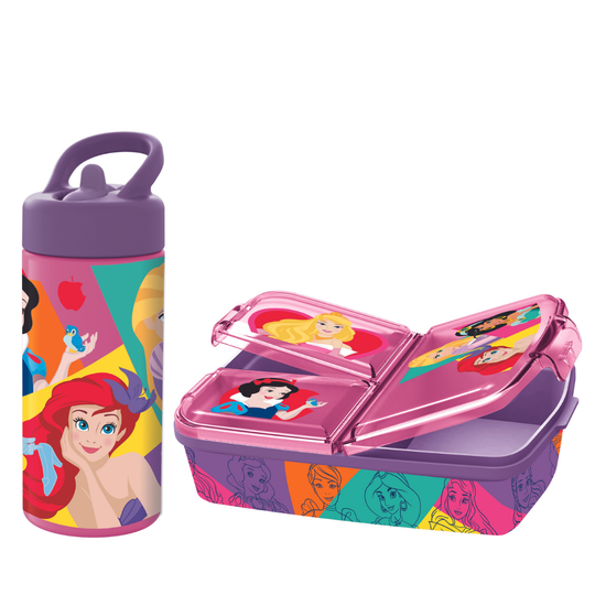 Euromic - Disney Princess - Lunch Box&Water Bottle