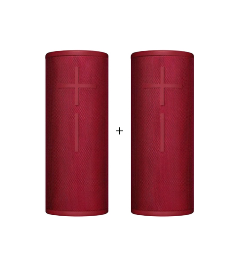 Ultimate Ears 2x BOOM 3 Sunset Red - Bundle
