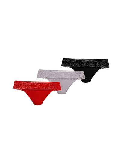 Thong-alushousut 3-pack