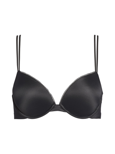 Liquid plunge push-up bra -rintaliivit
