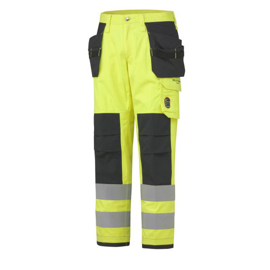 Helly Hansen Workwear Aberdeen 76476-369 Työhousut huomioväri, keltainen/graniitinharmaa C46