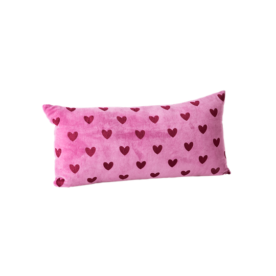 Rice - Rectangular Cushion Medium Purple and Maroon
