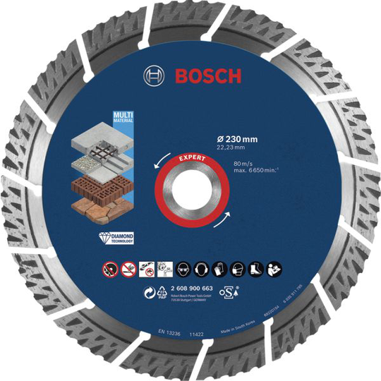 Bosch Expert Multimaterial Timanttikatkaisulaikka Ø 230 mm