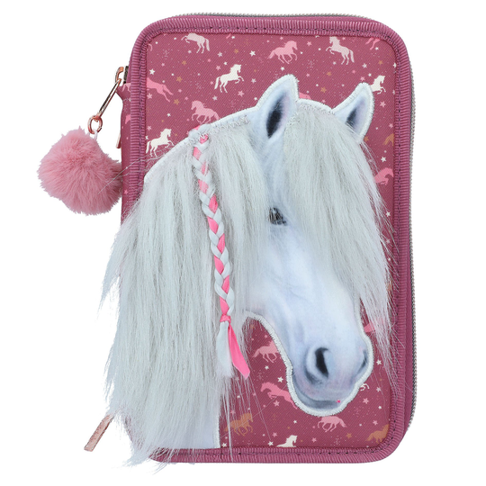Miss Melody - Tripple Pencil Case - Wild Horses (0411983)