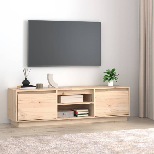 vidaXL TV-taso 140x35x40 cm täysi mänty